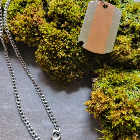 Coppercraft Guild Dogtag Pendant Necklace - Picture 6 of 7